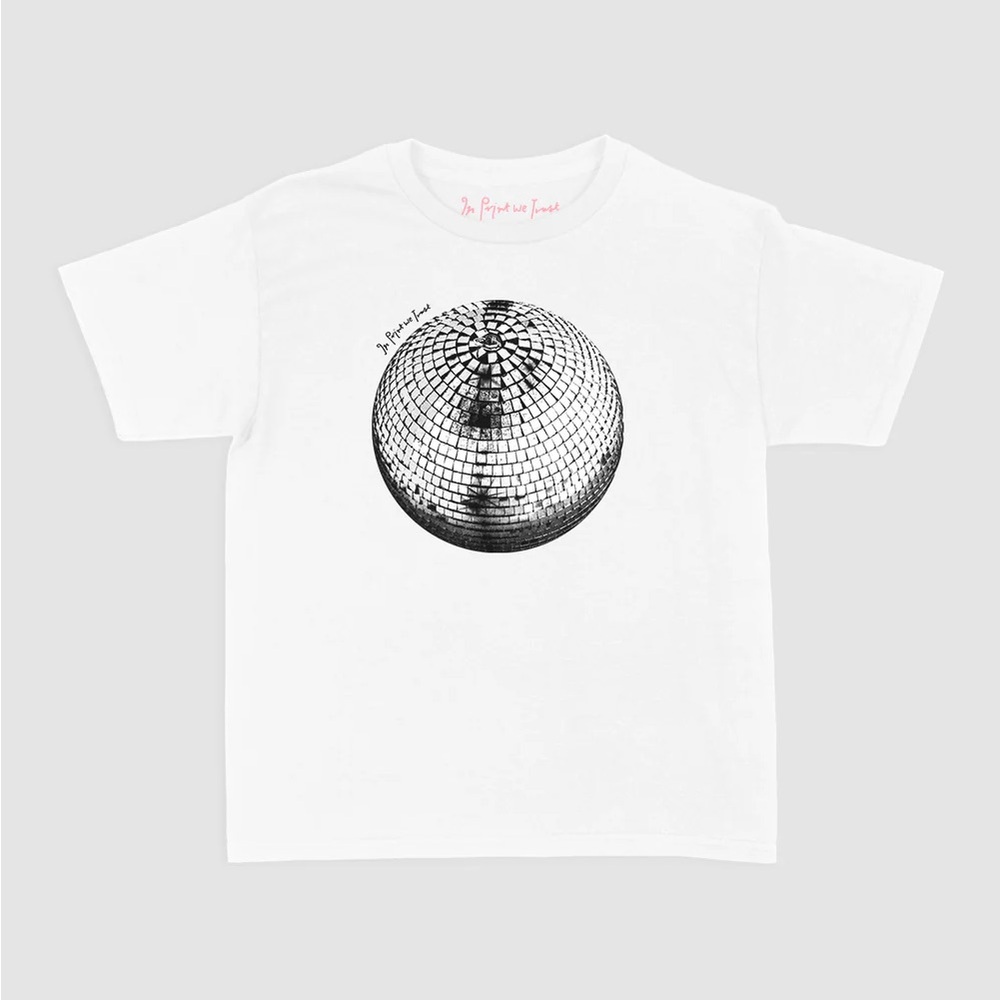 In Print We Trust studio 54 baby tee